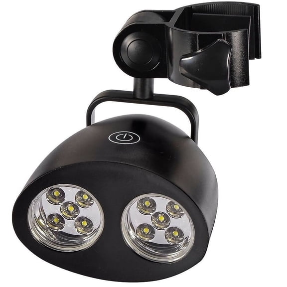 LBCHEN Sales Today Clearance Barbecue Tools Practical Outdoor Courtyard Rotating Barbecue Light Led Barbecue Light (#2 Black, Abs)