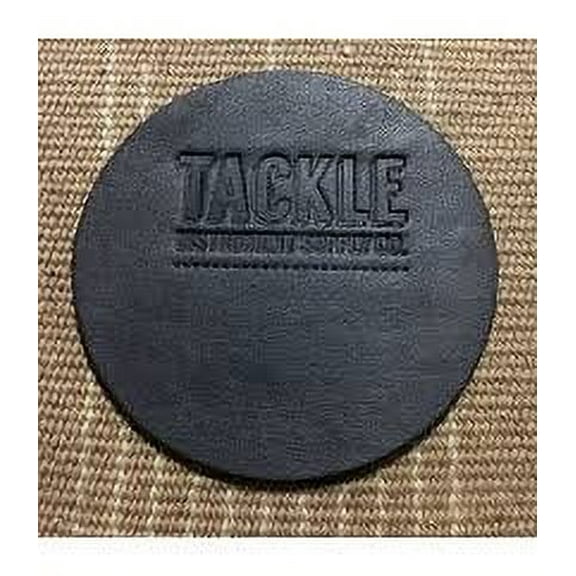 Tackle - LBDBPBL - Large Leather Bass Drum Beater Patch - Black