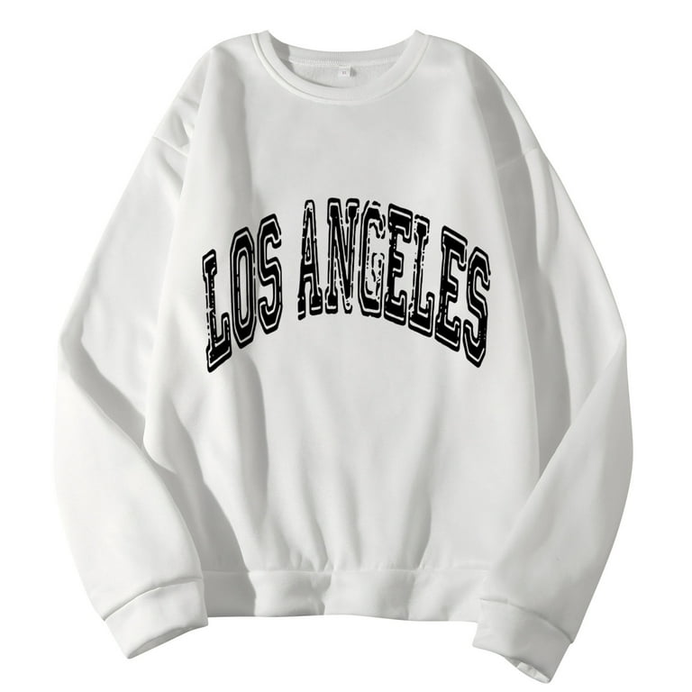 LBECLEY Big and Tall Sweatshirts for Men Los Angel Men Women