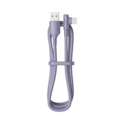 LBECLEY Cts2 84130 Usb Cable Right Angle 90° Elbow Liquid Micro Usb 3A Fast Charging Cable Qc35 Cable 6Ft Cell Phone Accessories Grey One Size