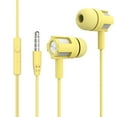 thumbnail image 1 of LBECLEY Hyper Quad X Earphones in Ear Headphones with Microphone 3.5Mm Wired Earbuds for Ios and Android Smartphones Laptops Mp3 Gaming Walkman Stereo Headphones with Microphone for Phone Yellow, 1 of 9