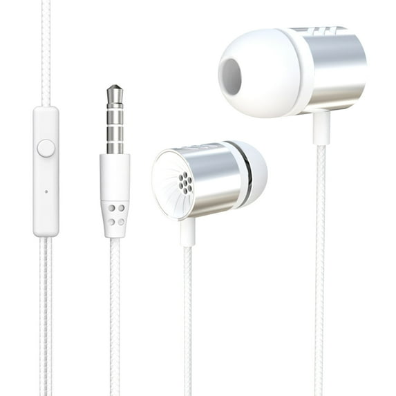 LBECLEY Hyper X Wireless Headset Earphones in Ear Headphones with Microphone 3.5Mm Wired Earbuds for Ios and Android Smartphones Laptops Mp3 Gaming Walkman Happy Plugs Air 1 Buds White One Size