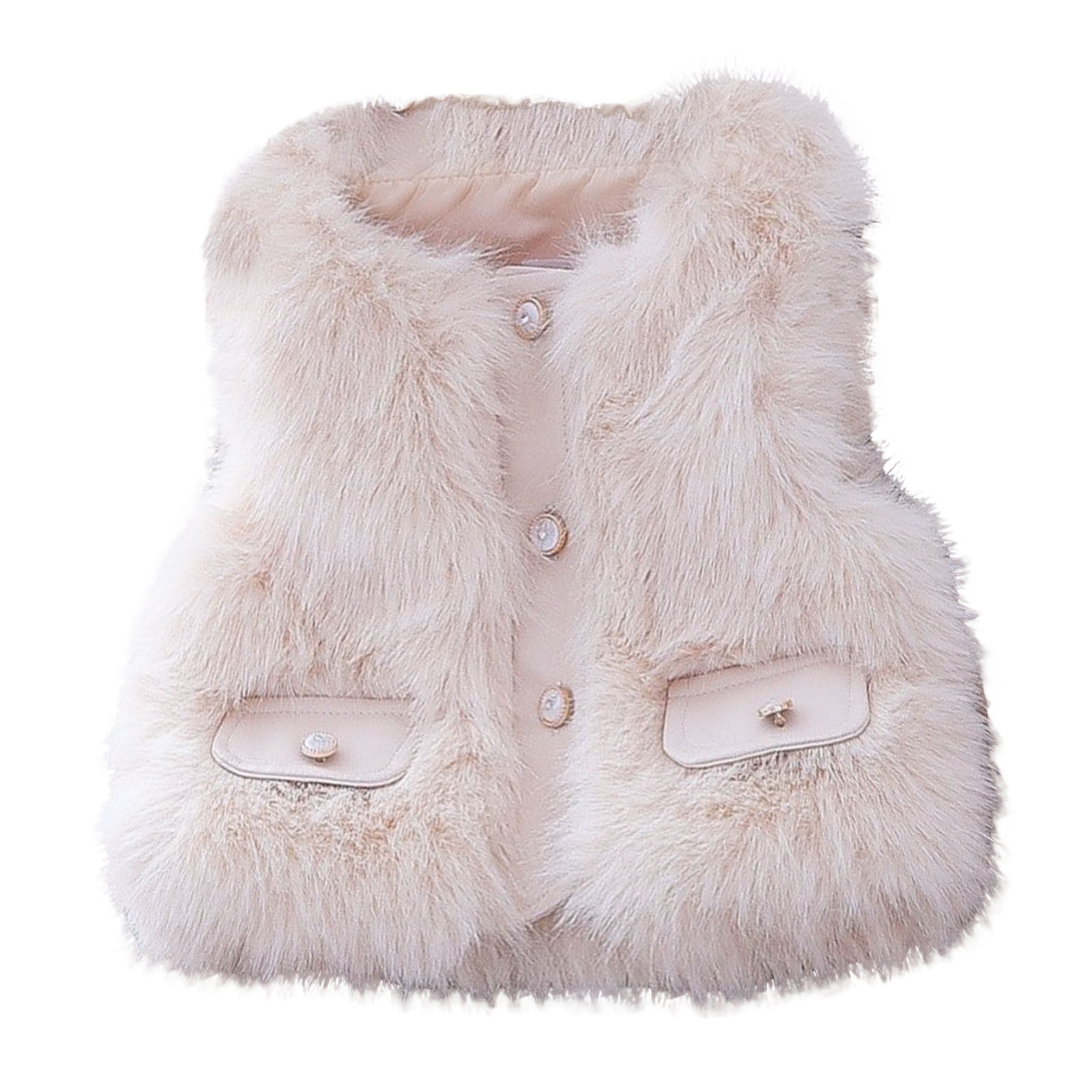 LBECLEY Jackets for Girls Sweet Fall Winter Girls Jacket Sleeveless