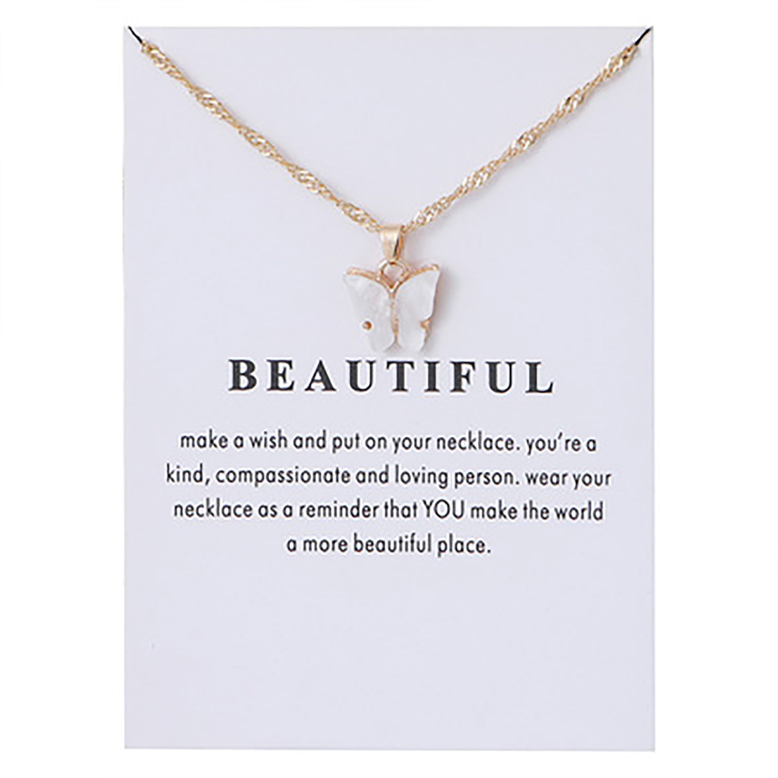 LBECLEY Necklace Pendants Bulk Simple Pendant Pendant Necklace Chain Clavicle Accessories Jewelry Acrylic Laye Necklace Clasp Silver Necklace for