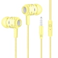 thumbnail image 1 of LBECLEY Ps5 Head Earphones in Ear Headphones with Microphone 3.5Mm Wired Earbuds for Ios and Android Smartphones Laptops Mp3 Gaming Walkman Mini Earbuds for Small Ears Gold One Size, 1 of 4