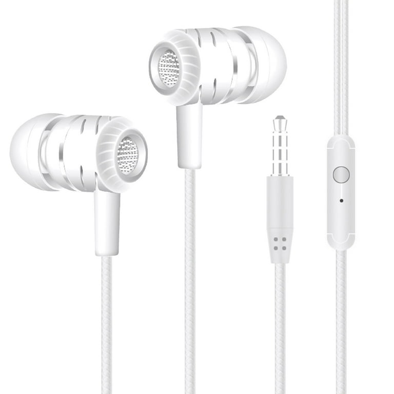 LBECLEY Ps5 Head Earphones in Ear Headphones with Microphone 3.5Mm Wired Earbuds for Ios and Android Smartphones Laptops Mp3 Gaming Walkman Mini Earbuds for Small Ears White One Size Walmart