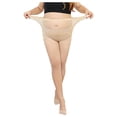 thumbnail image 1 of LBECLEY Sheer Tight Stockings Breathable Watermelon Oversized Crotch Thin Women's Tights Plus Size Skin Tone Tights Socks for Women Beige One Size, 1 of 7