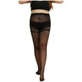 thumbnail image 1 of LBECLEY Sheer Tight Stockings Breathable Watermelon Oversized Crotch Thin Women's Tights Plus Size Skin Tone Tights Socks for Women Black One Size, 1 of 4