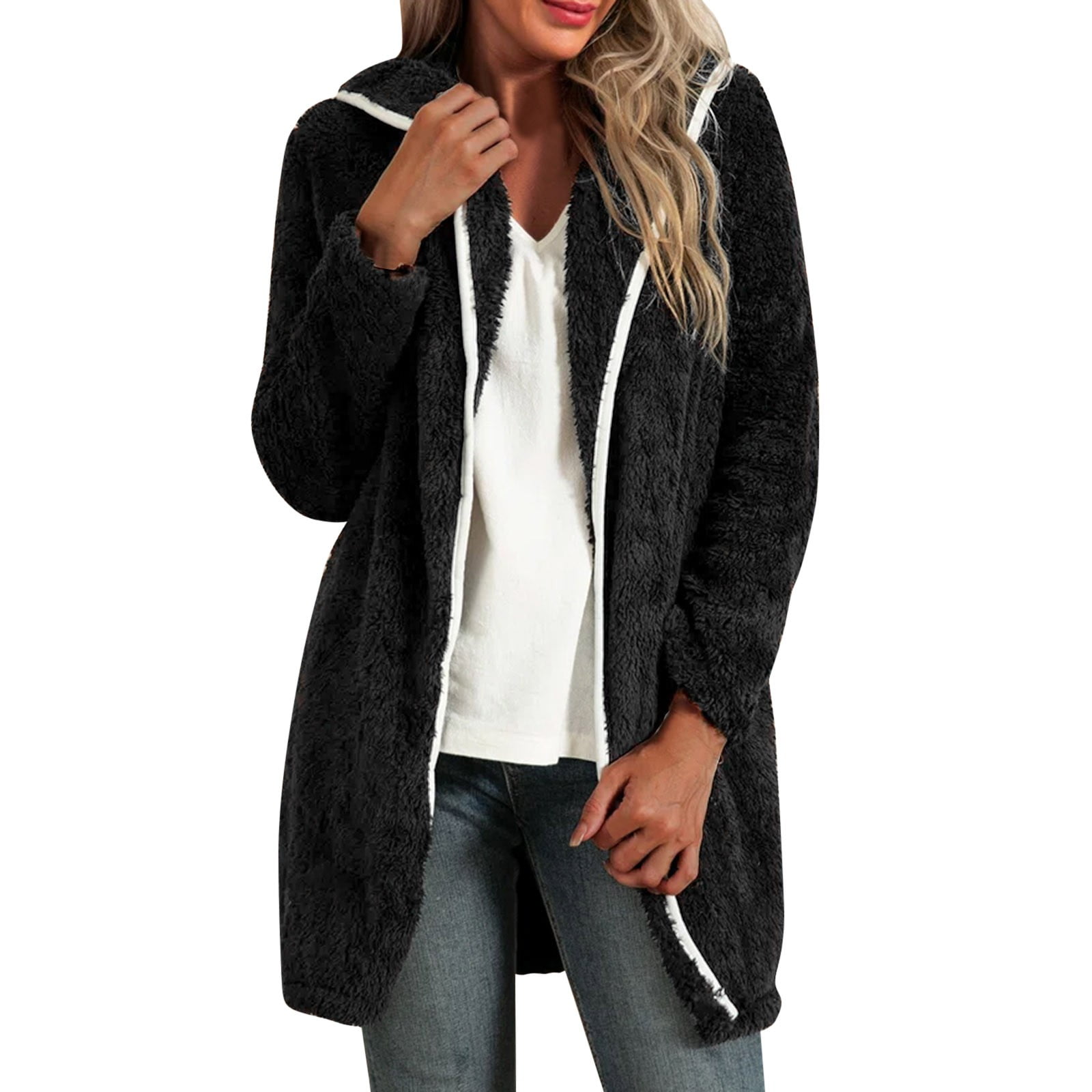 Black Throw Over Jacket