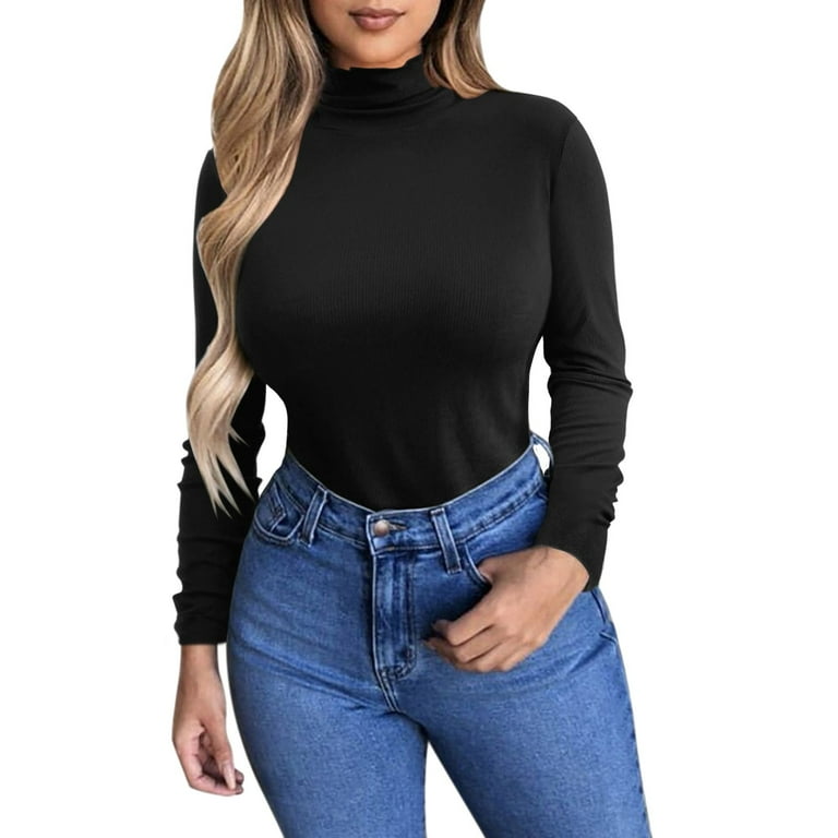 high neck shirts women's