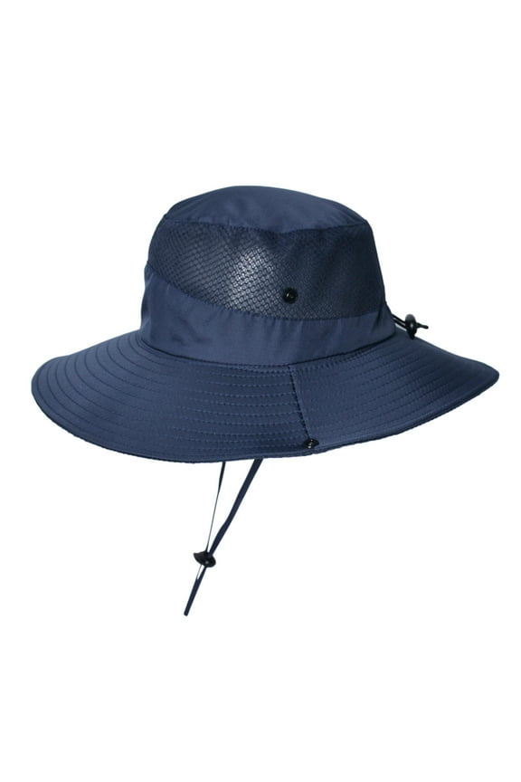 Women's Waterproof Rain Hat Mens and Womens Sunscreen Fisherman Hat Outdoor Mountaineering Fishing Sunshade Hat Breathable Sun Hat Partner Fisherman Hat Navy One Size