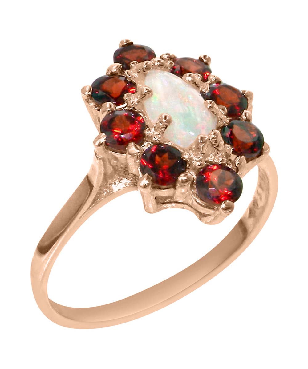 Garnet and opal engagement rings discount