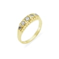 thumbnail image 1 of LBG British Made 18k Yellow Gold Cubic Zirconia Womens Engagement Ring - 33 size options - Size 9.25, 1 of 7