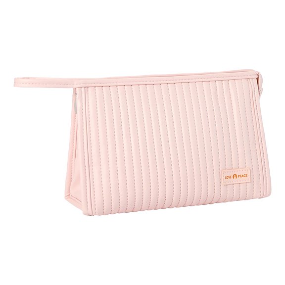 LBGAJGS Cute Cake Makeup Bag, Mini Cosmetic Pouch for Women, Portable Toiletry Storage Case, Artificial Leather Handbag Design