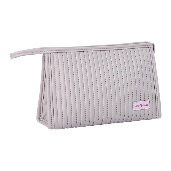 LBGAJGS Cute Cake Makeup Bag, Mini Cosmetic Pouch for Women, Portable Toiletry Storage Case, Artificial Leather Handbag Design