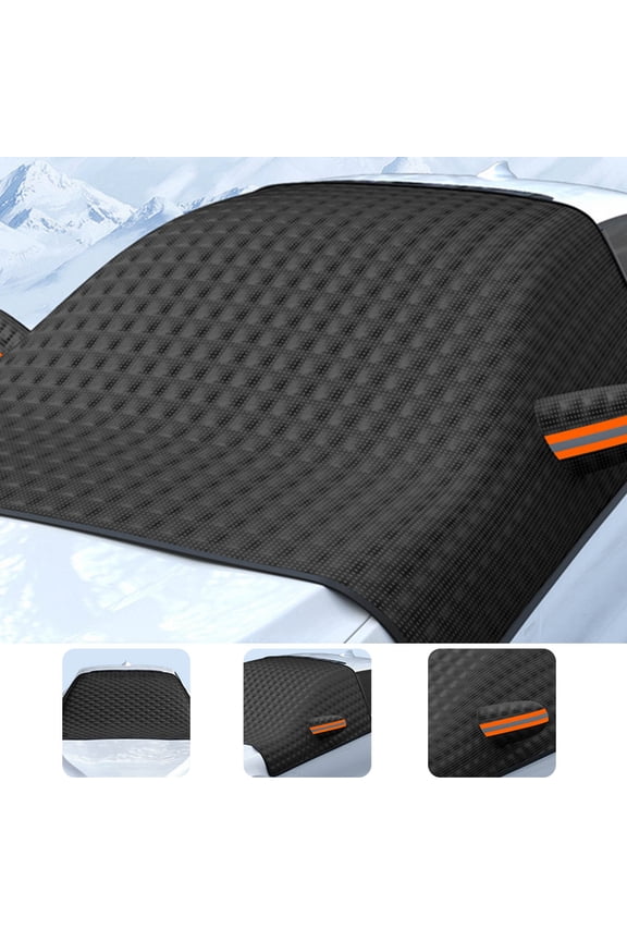 Windshield Cover for Ice and Snow, Car Windshield Snow Cover Winter Ice Sunshade Protector, Universal Fit SUV Auto Car Cover Snow Waterproof UV Dust Resistant
