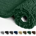 thumbnail image 1 of LBRO2M Non-Slip Bath Rugs, Luxury Chenille Soft Absorbent Bath Mats, Green， 20x32, 1 of 8