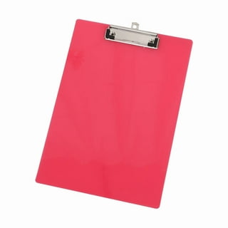 StoreSMART® - Magnetic Red Clipboard with Corner Pockets and Rulers -  4-Pack - CLIPMC-R-4