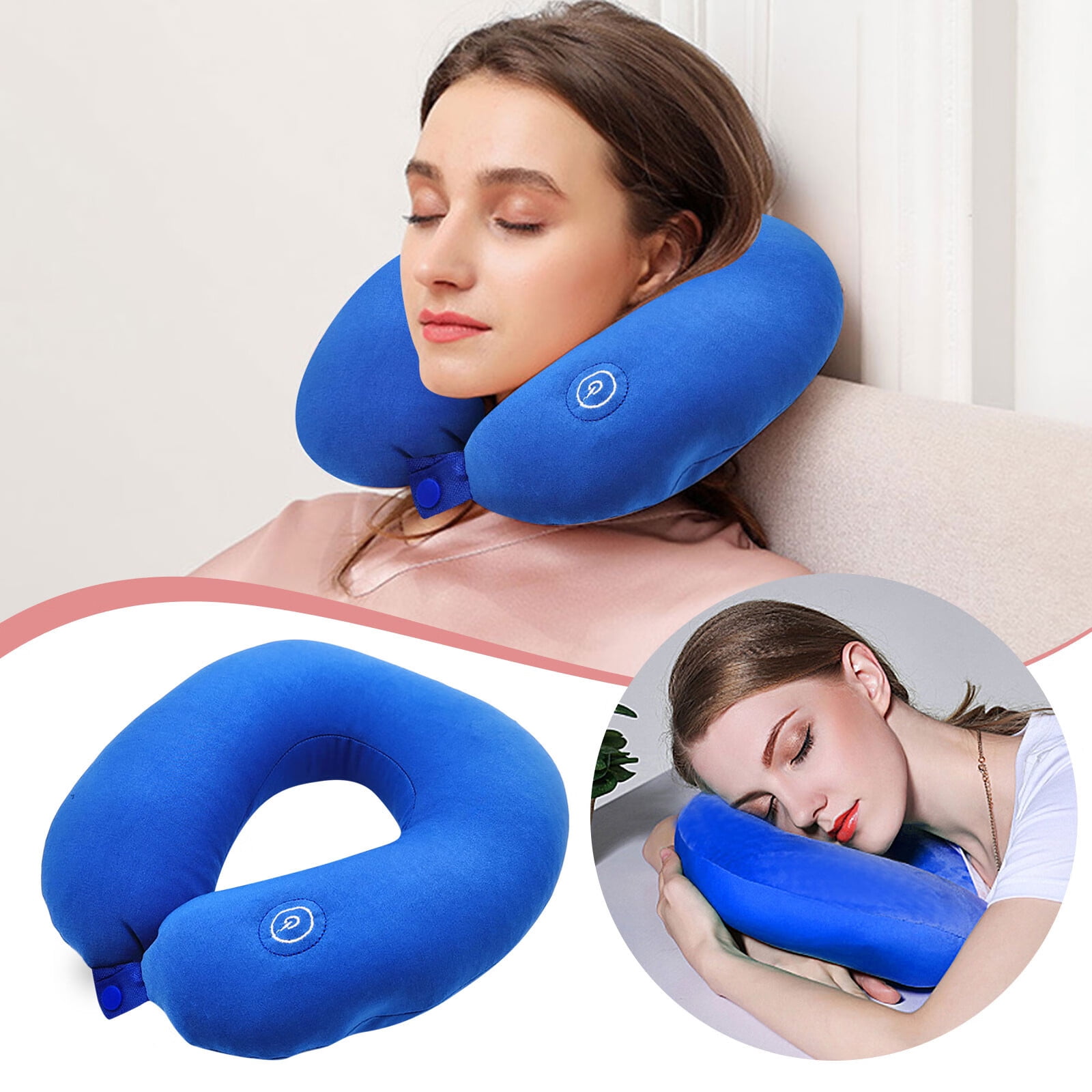 LBS Neck Massage Pillow Vibrating Battery Operated Massaging