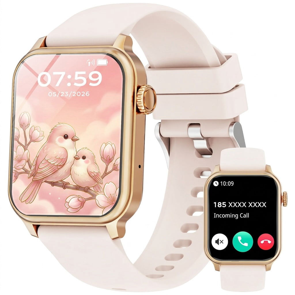 LBSAU Smart Watch for Men Women, 2026 Smartwatch(Metal body) , 1.83" New Fitness Watch with Answer/Make Call/120+ Sport Modes/Pedometer/IP68 Waterproof, Fitness Tracke Fits for Android/iPhone