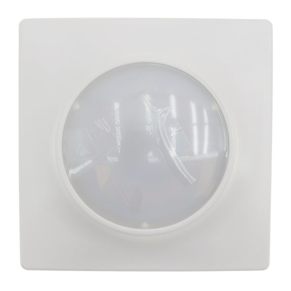 LBSQLEDA10L30K9 WH Prescolite Led Surface Mount Fixture, Square, 7", 3000K, 1,000 lm, 90 CRI, 120V, Wet Location, White