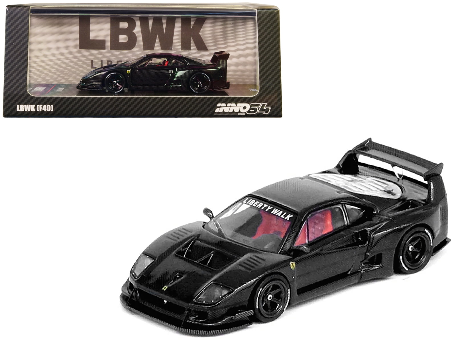 ミニカー lbwk f40 Amazon.com: Inno Models LBWK (Liberty Walk) F40 Chrome
