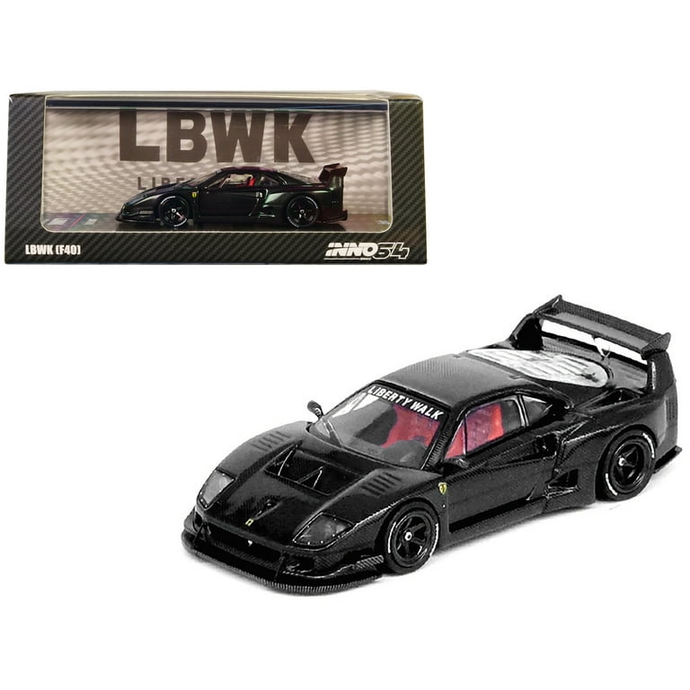 LBWK (Liberty Walk) F40 Full Carbon Fiber 1/64 Diecast Model