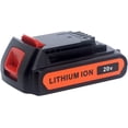 thumbnail image 1 of LBXR20 20V Lithium Battery Compatible with Black & Decker 20V MAX Lithium Battery LBXR2520 LBXR2020 LBX20 LB2X4020 LB2X3020 and LCC221 LST522 LST201 LST220 LST300 20-Volt Max Tools, 1 of 9