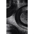 thumbnail image 1 of Naomi Black Shag 2 ft. x 6 ft. Runner Rug, 1 of 4