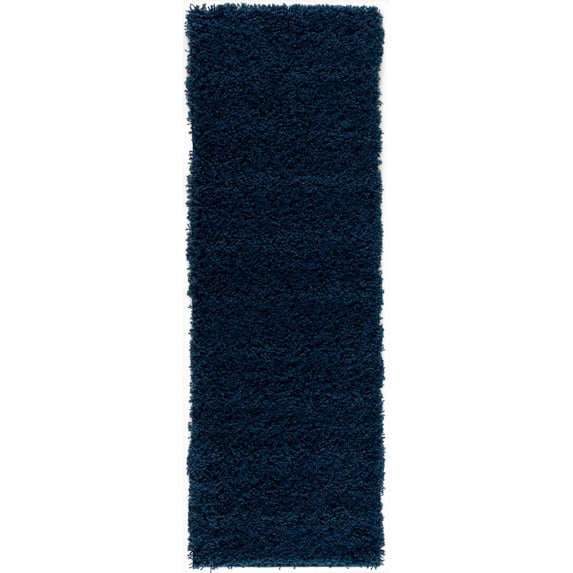 L'BAIET Josie Navy Shag 2' x 6' Rug