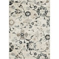 thumbnail image 1 of LBaiet 4' x 6' Gray and Beige Floral Accent Rectangular Area Throw Rug, 1 of 4