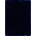 thumbnail image 1 of LBaiet 4' x 6' Navy Blue Solid Rectangular Shag Area Throw Rug, 1 of 4