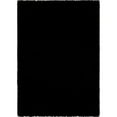 thumbnail image 1 of LBaiet 5' x 7' Black Solid Rectangular Shag Area Throw Rug, 1 of 7