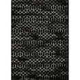 thumbnail image 1 of LBaiet 8' x 10' Black and Beige Geometric Power Loomed Rectangular Area Throw Rug, 1 of 7