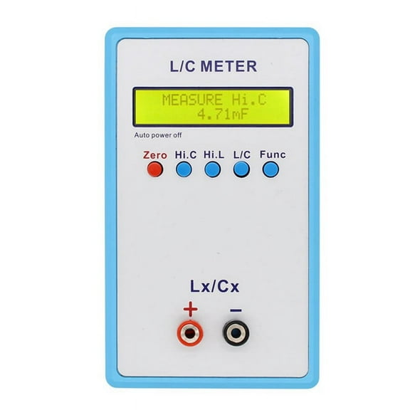 LC-200A Handheld Inductor&Capacitor Digital LCD Capacitance Inductance Meter LC Meter 1PF-100MF 1UH-100H,1 x Capacitance Inductance Meter,As Shown