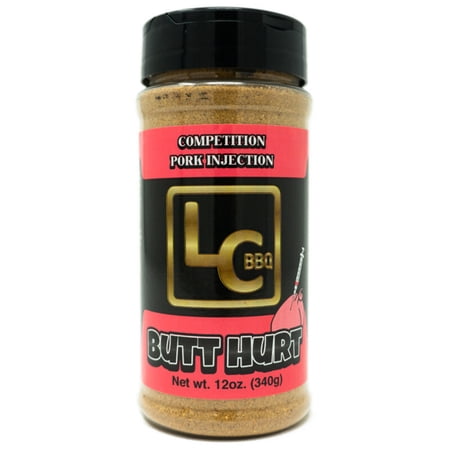 LC BBQ ButtHurt Competition Pork Injection - 12 OZ Shaker