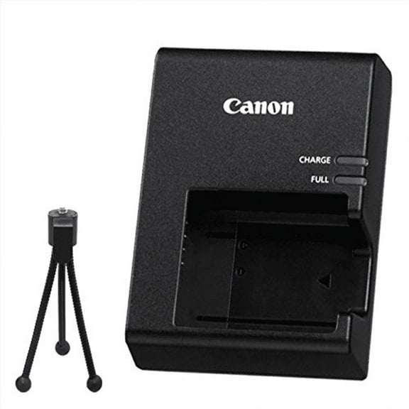 LC-E10 Battery Charger for Canon LP-E10 Battery Pack & for Canon EOS Rebel T3 Digital SLR Camera + Flex Tripod.