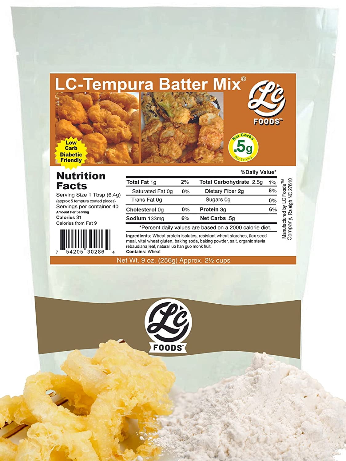 LC Foods Low Carb Tempura Batter Mix, 9 oz