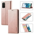 thumbnail image 1 of LC.IMEEKE Leather For Samsung Galaxy S20 5G Case, Flip Wallet Leather Case with Card Holder Magnetic Closure Shockproof Kickstand Protective Phone Cases Cover For Samsung Galaxy S20 5G,Rose Gold, 1 of 10