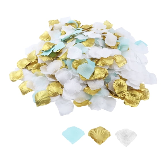 LC LICTOP 1600Pcs Artificial Rose Petals Decorative Petal Flowers Wedding Petals Three Color Mixed