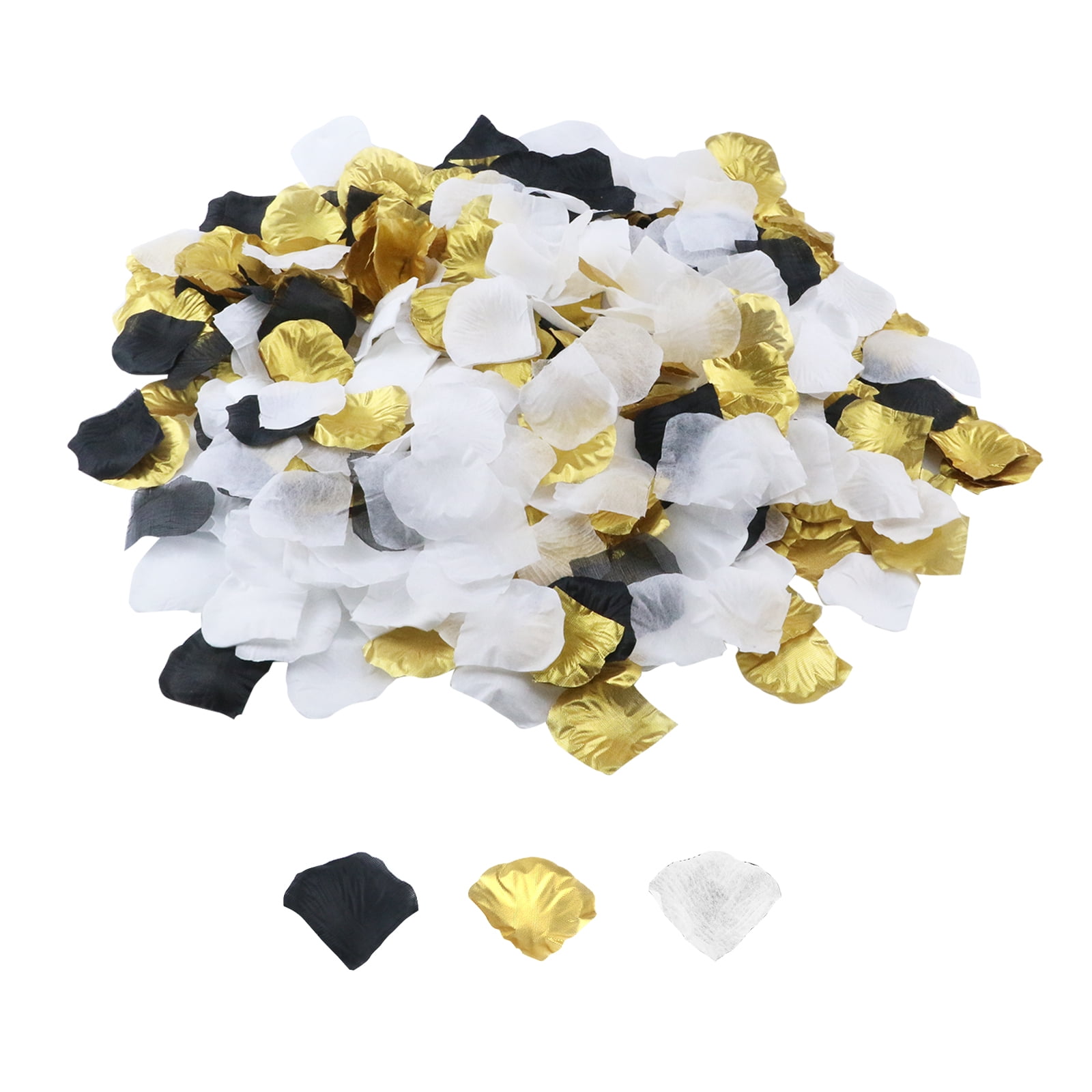 LC LICTOP 1600Pcs Artificial Rose Petals for Proposal Wedding Decorative Flowers Three Color Mixed