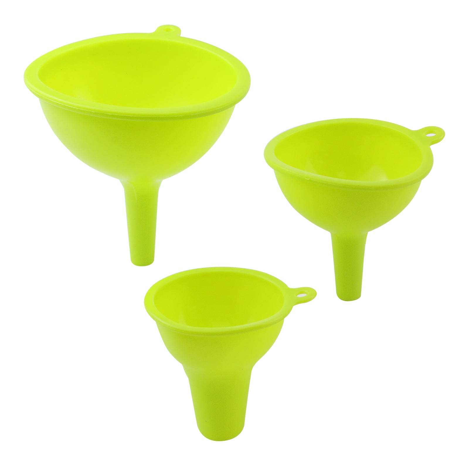 LC LICTOP 3Pcs(1 Set) Silicone Funnels Home Kitchen Gadgets for ...