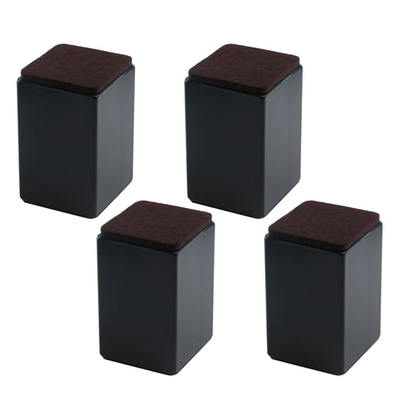Solid Steel Riser Block LC LICTOP 4Pcs Furniture Chair Table Riser Solid Steel Bed Risers ...