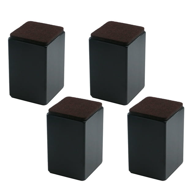 LC LICTOP 4Pcs Furniture Chair Table Riser Solid Steel Bed Risers ...