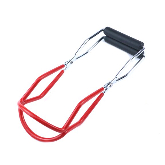 LC LICTOP Wide-mouth Jar Holder Anti-slip Canning Clip Clamp Anti-Scalding Lifter for Home Kitchen Red (Pack of 1)