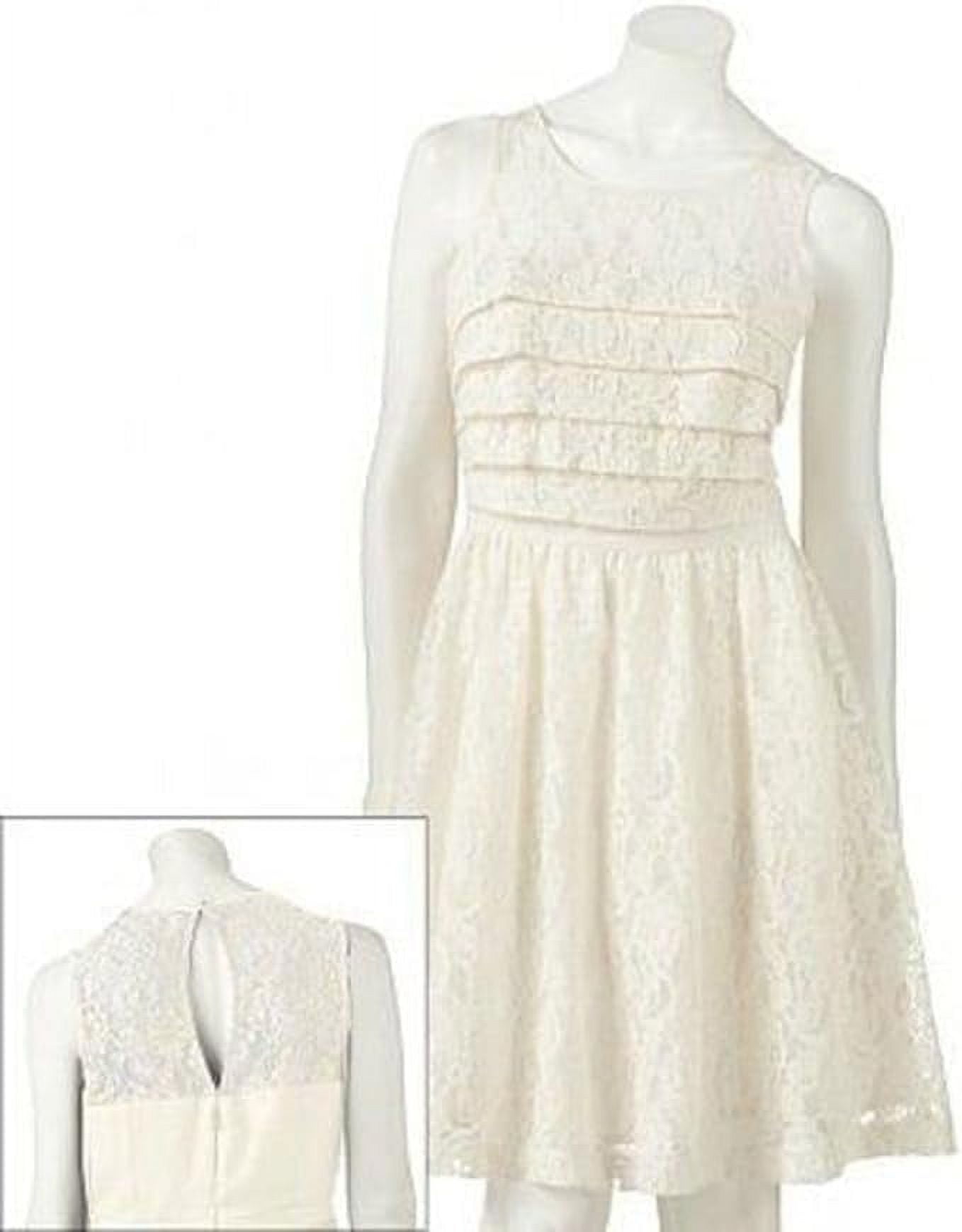 white plus size lace dress Short Plus Size Dress Cocktail R&M Richards 2679W
