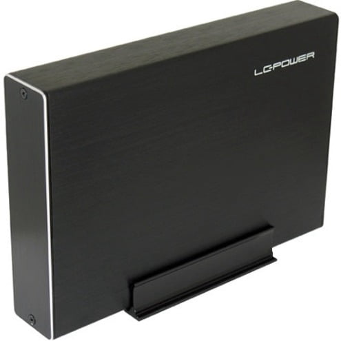 LC-POWER LC-35U3-Becrux-C1 Drive Enclosure SATA/600, USB 3.1 (Gen 2) Type C Host Interface, UASP Support External, Black