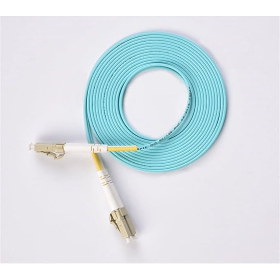 LC/UPC-LC/UPC OM4 PLENUM MULIMODE 50/125 DUPLEX, 2/SERIALIZED LABELS, 10 COUNTS, 25FT