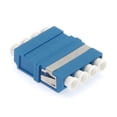 thumbnail image 1 of ACCL LC/UPC Singlemode Quad Adapter without Frange Blue, 3 Pack, 1 of 1