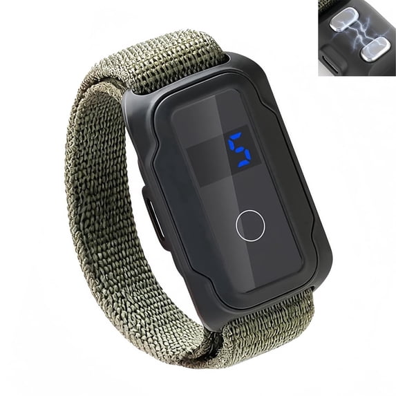 LC-dolida Anti-nausea Wristband with Display Screen, 5 Levels of Intensity Adjustment Long Battery Life, Without Side Effects for Relieve Symptoms of Motion Sickness, Seasickness, Nausea Vomiting